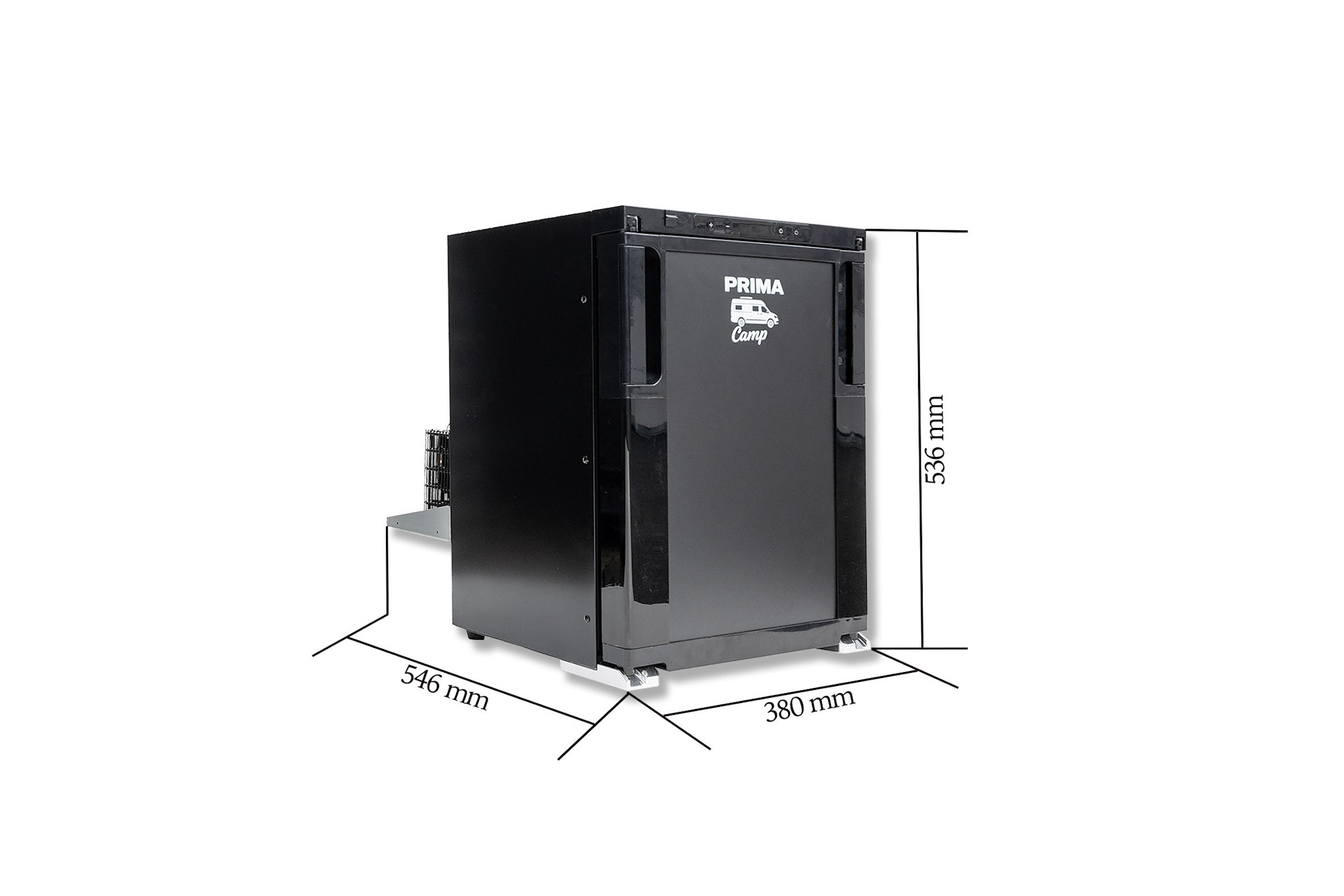 PrimaCamp R40 – 40 L Kompressor-Kühlschrank mit extern montierbarem Kompressor