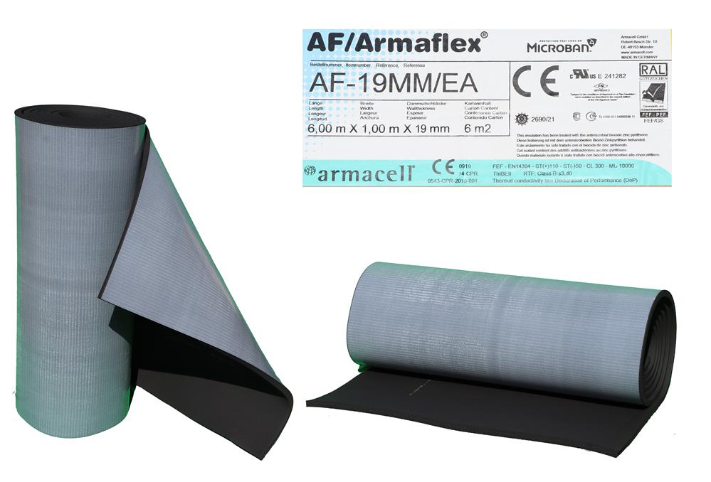 AF/Armaflex IAFMC19500600 AF-19MM/EA Plattenmaterial, Schwarz : :  Baumarkt